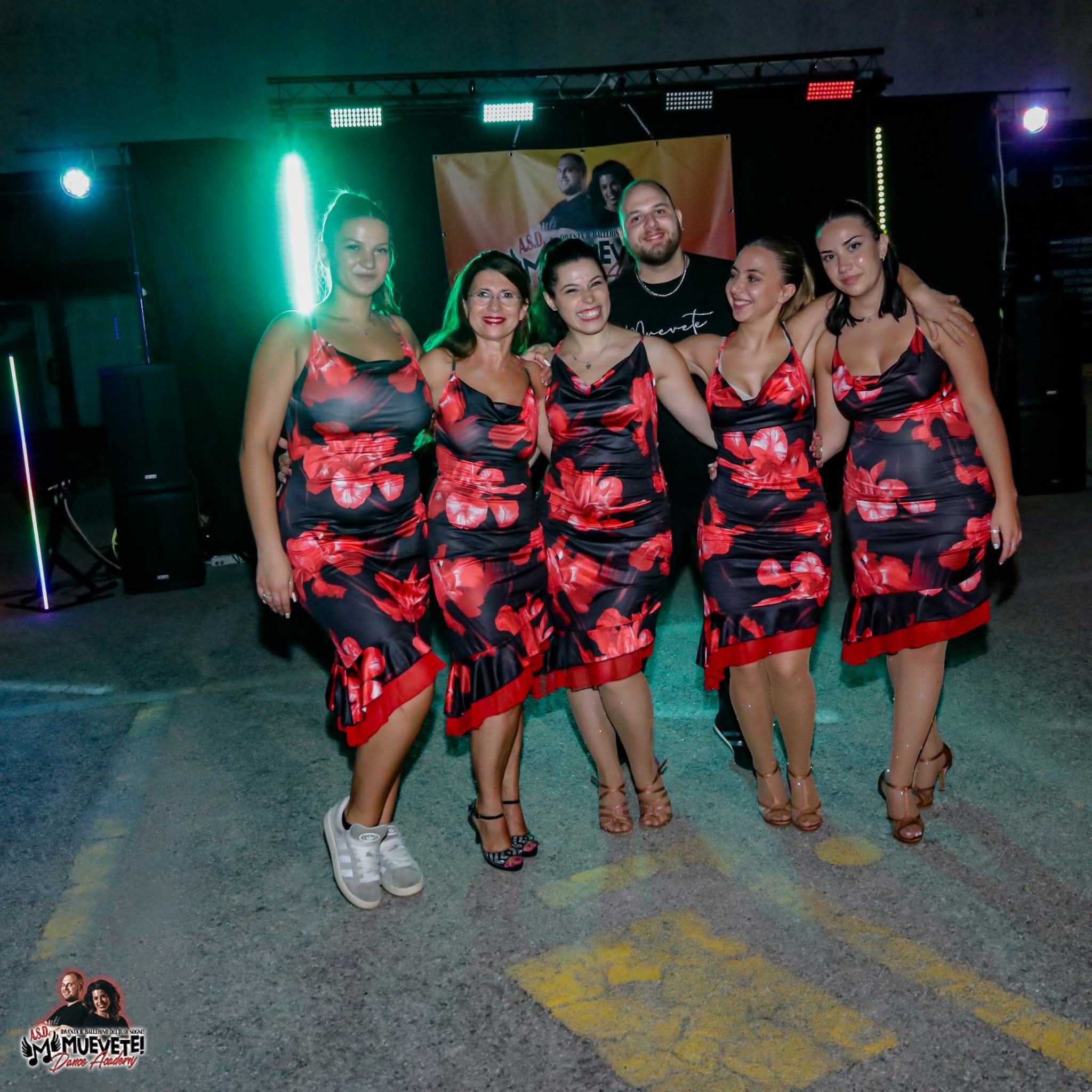 Foto di rito post esibizione Lady Style 2025
